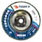 Weiler 6" Tiger X Flap Disc, Angled (TY29), Phenolic Backing, 60Z, 5/8-11" 51242 - alternate 1